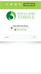 Mobile Screenshot of focusandthrive.com